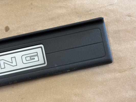 2024-2026 Ford Mustang "My Color" Sill/Scuff Plates Interior Trim Black
