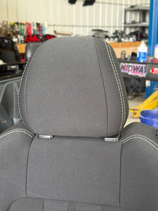 2018-2023 Ford Mustang GT Coupe LH Driver Seat Black Cloth