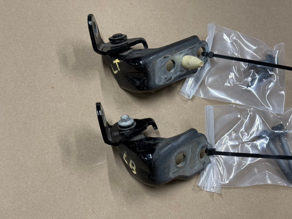 2024-2026 Ford Mustang Door Hinges LH Driver Side Upper Lower "Black"