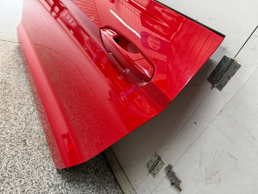 2015-2023 Ford Mustang GT GT500 LH Driver Side Door Complete w/Glass "Race Red"