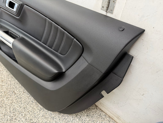 2018-2023 Mustang GT V6 EcoBoost LH RH Premium Leather Insert Door Panels Pair