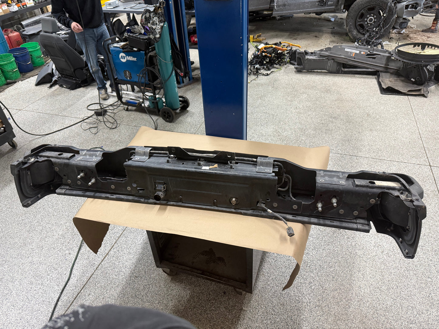 2023-2025 Ford F-250 F-350 Painted Rear Bumper Complete W/Sensors "M7"