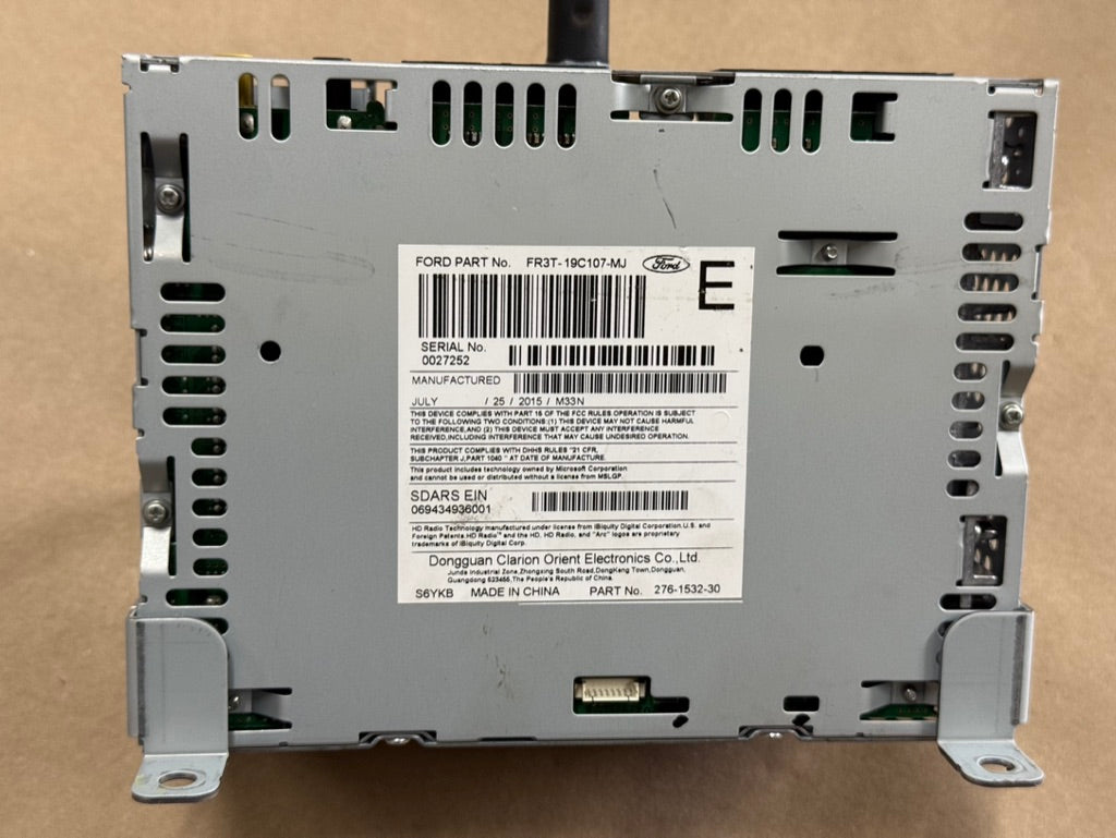 2015-2017 Ford Mustang Radio Head Unit Touch Screen