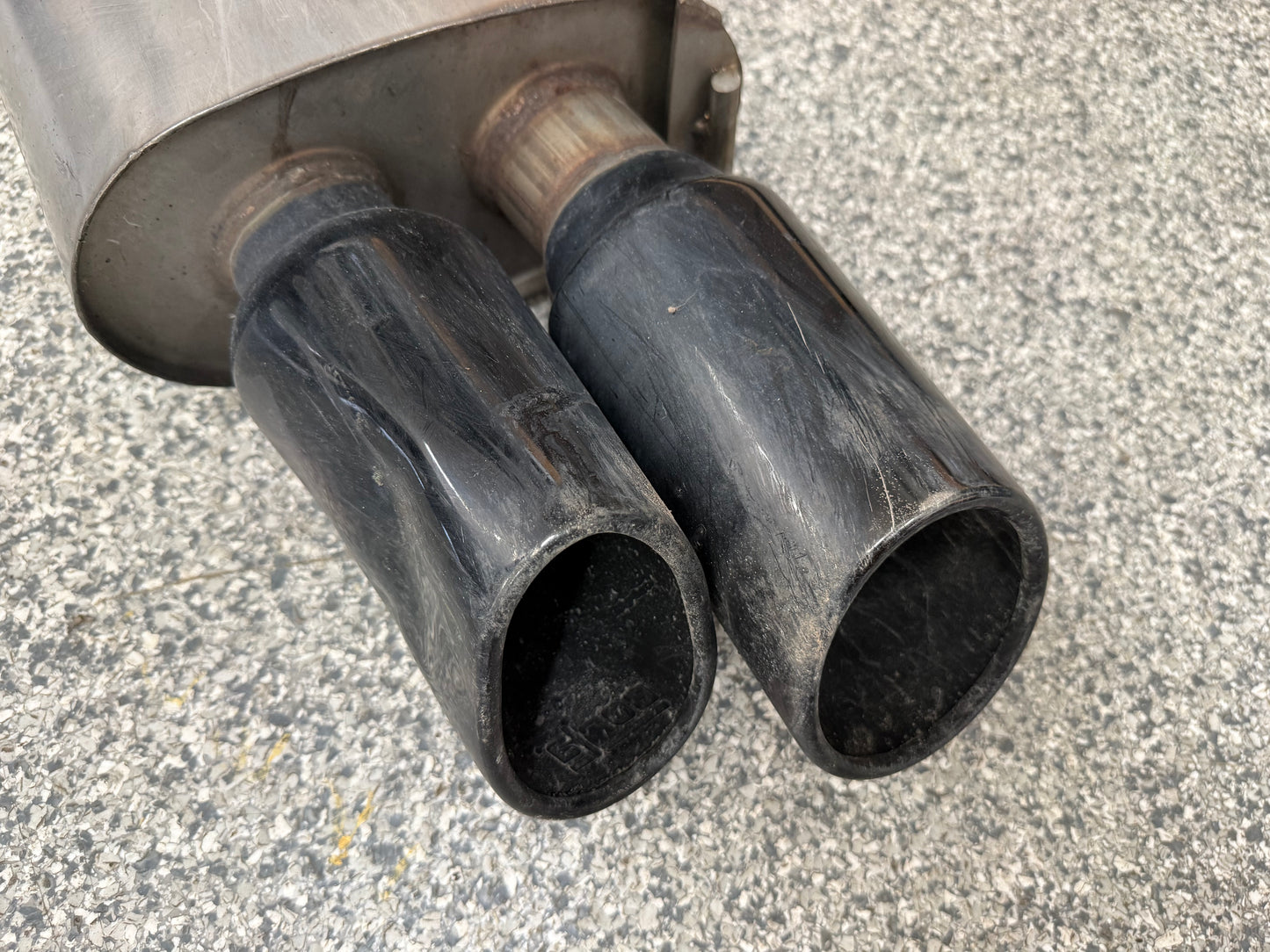 2018-2023 Ford Mustang GT Borla ATAK Cat-Back Exhaust System Black Tip *Damaged*