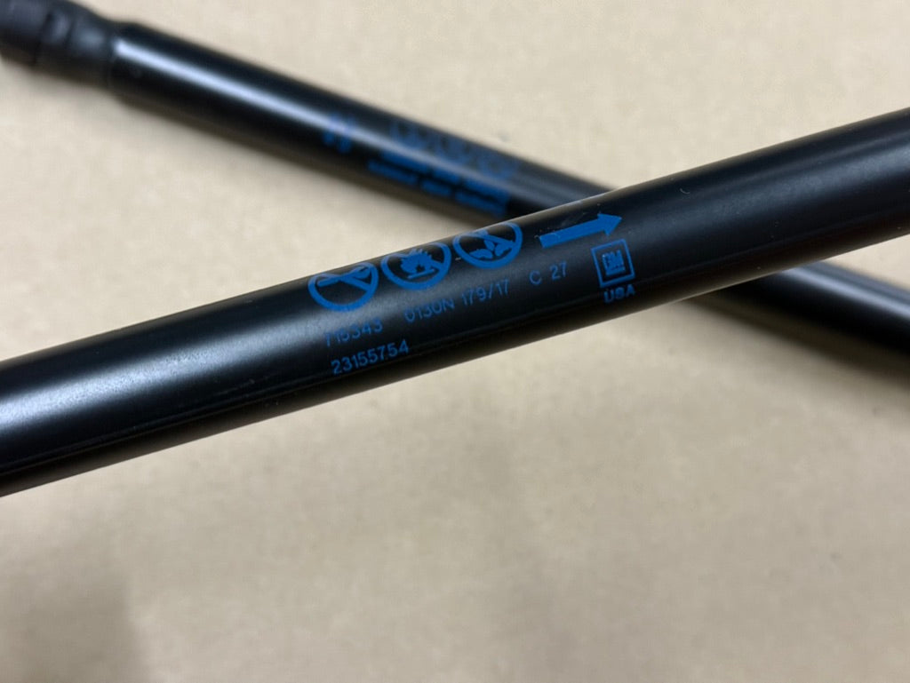 2016-2018 Chevrolet Camaro SS Hood Shocks "Used"