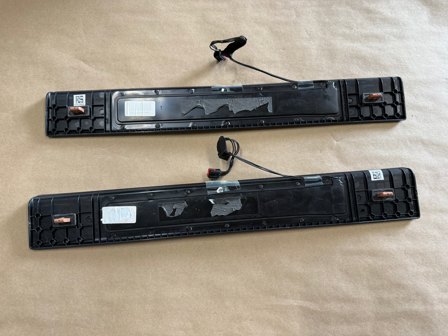 2015-2023 Ford Mustang "My Color" Sill/Scuff Plates Interior Trim Black