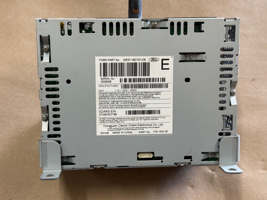 2015-2017 Ford Mustang Radio Head Unit Touch Screen