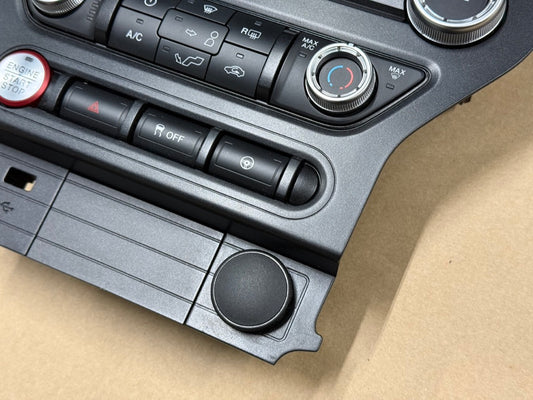 2018-2023 Ford Mustang GT Face Plate Radio Trim Piece