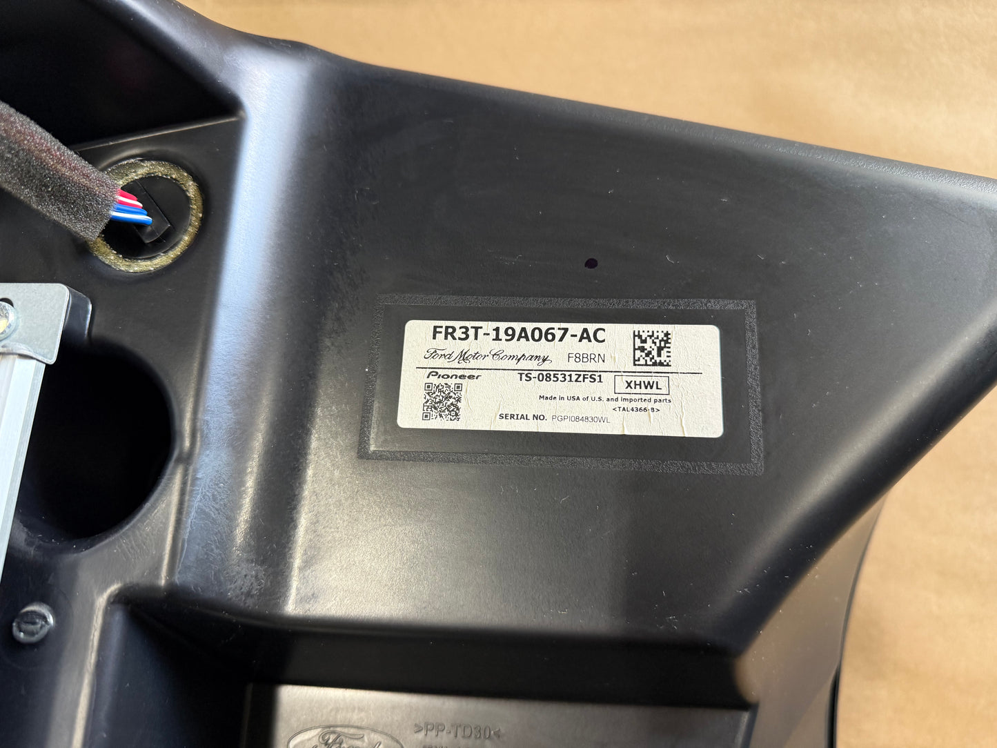 2015-2017 Ford Mustang GT Ecoboost Shaker Subwoofer Speaker