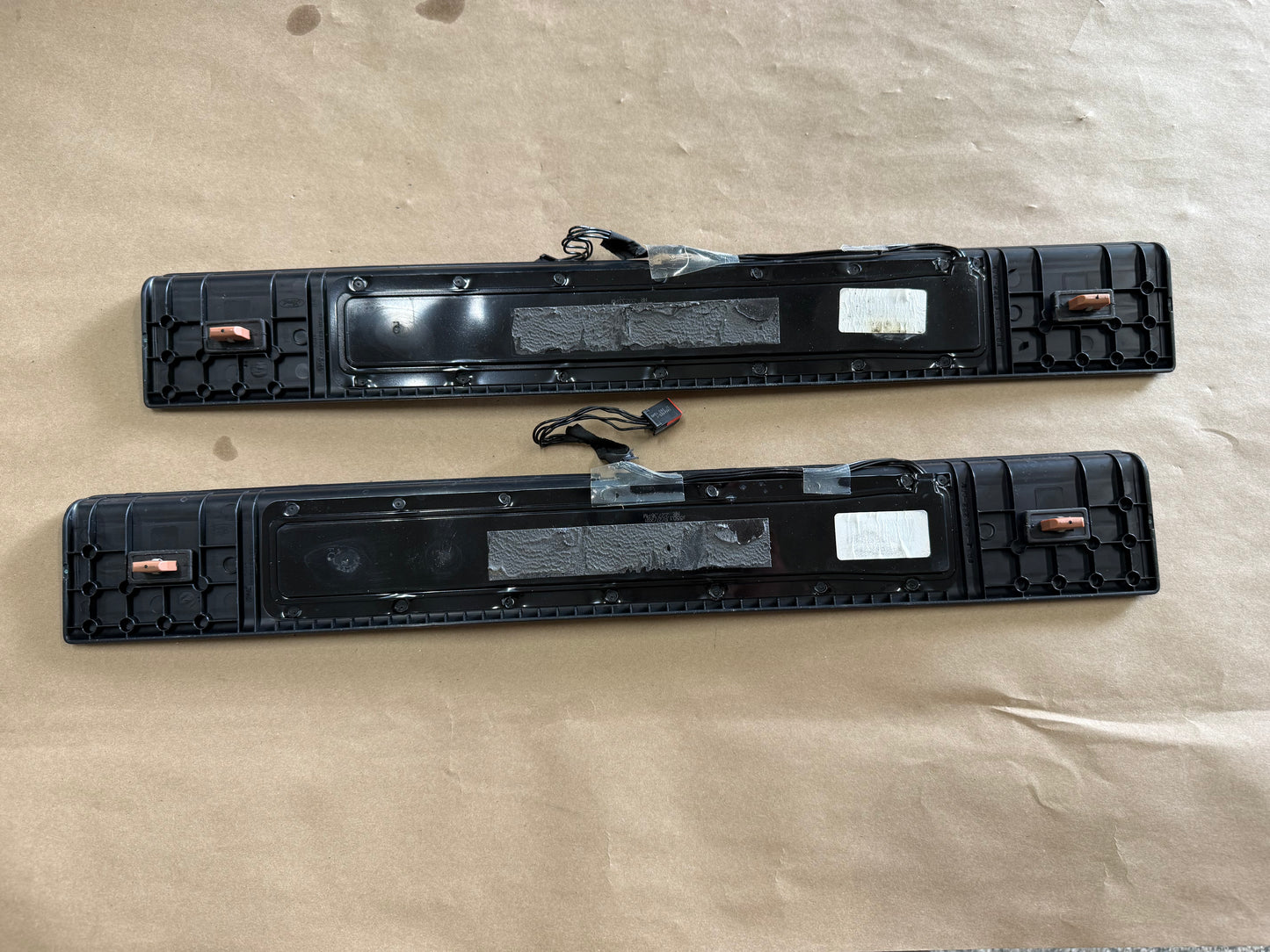 2015-2023 Ford Mustang "My Color" Sill/Scuff Plates Interior Trim Black