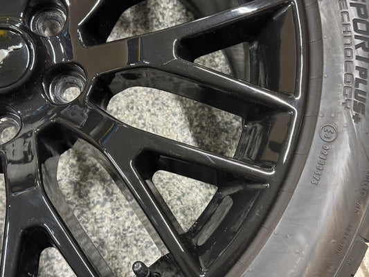 2015-2023 Mustang GT 5.0 19x9.5" Wheel Rim PP1 Rear 275/40/19 Continental