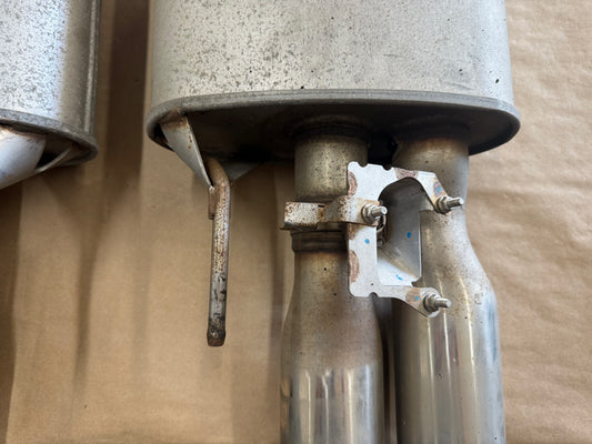 2018-2023 Ford Mustang GT Active Exhaust Quad Tip Mufflers