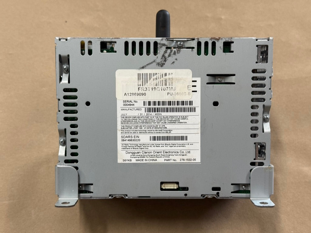2015-2017 Ford Mustang Radio Head Unit Touch Screen
