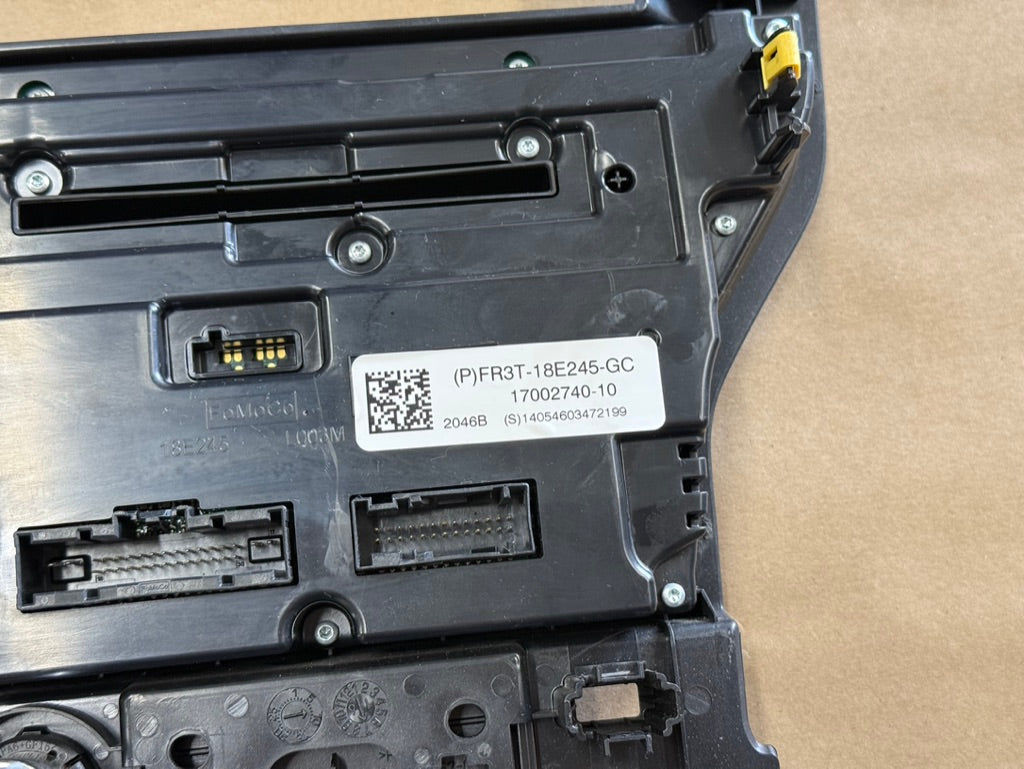2015-2017 Ford Mustang GT Face Plate Premium Radio 8 inch Trim Piece