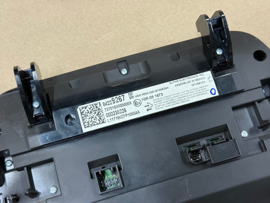 2018 Chevrolet Camaro ZL1 SS Premium Radio Face Plate Screen LED GM