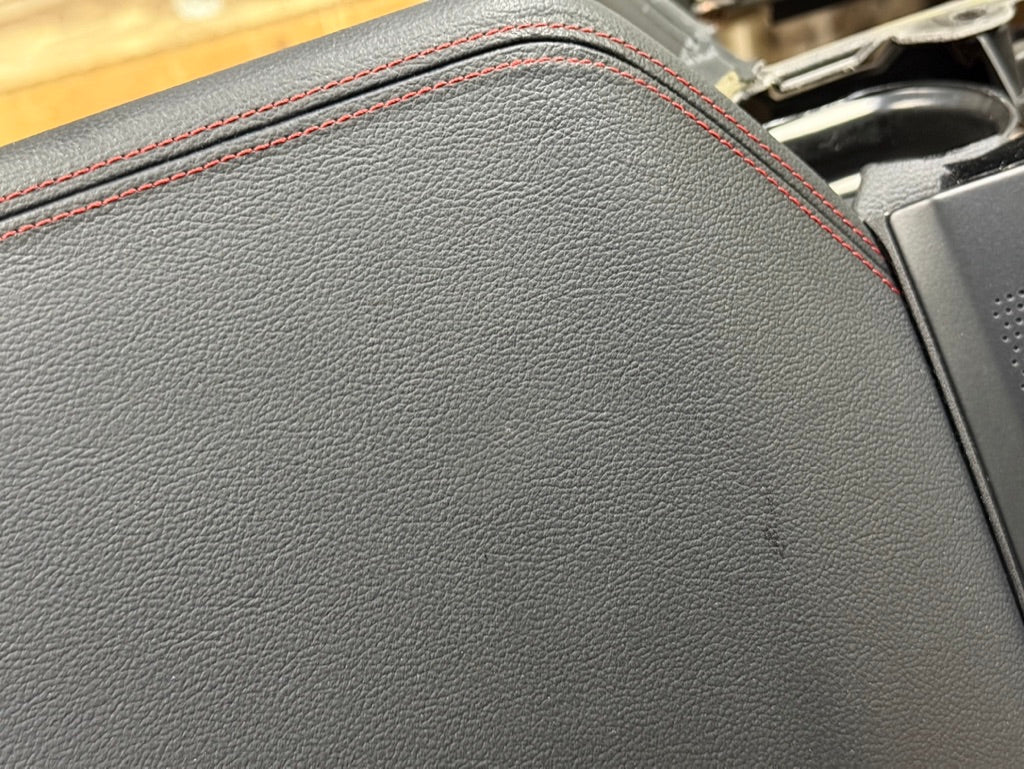 2018-2023 Ford Mustang GT 5.0 Leather Dash Pad Frame "Red Stitch"