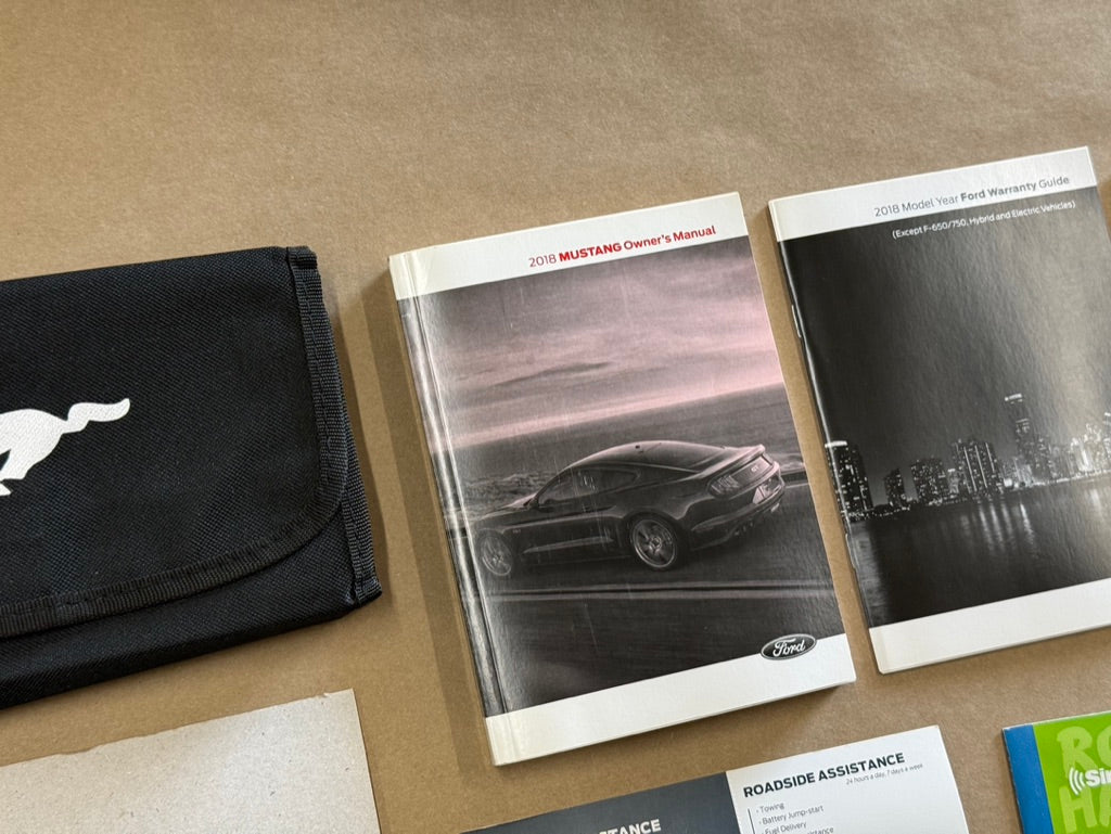 2018 Ford Mustang GT Owners Manual And Literature w/Cover
