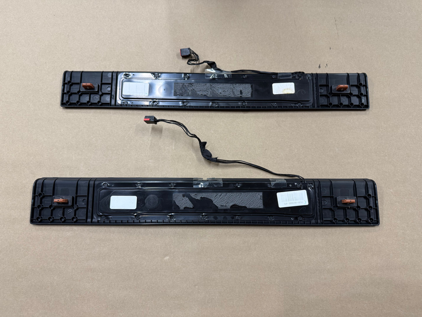 2015-2023 Ford Mustang "My Color" Sill/Scuff Plates Interior Trim Black