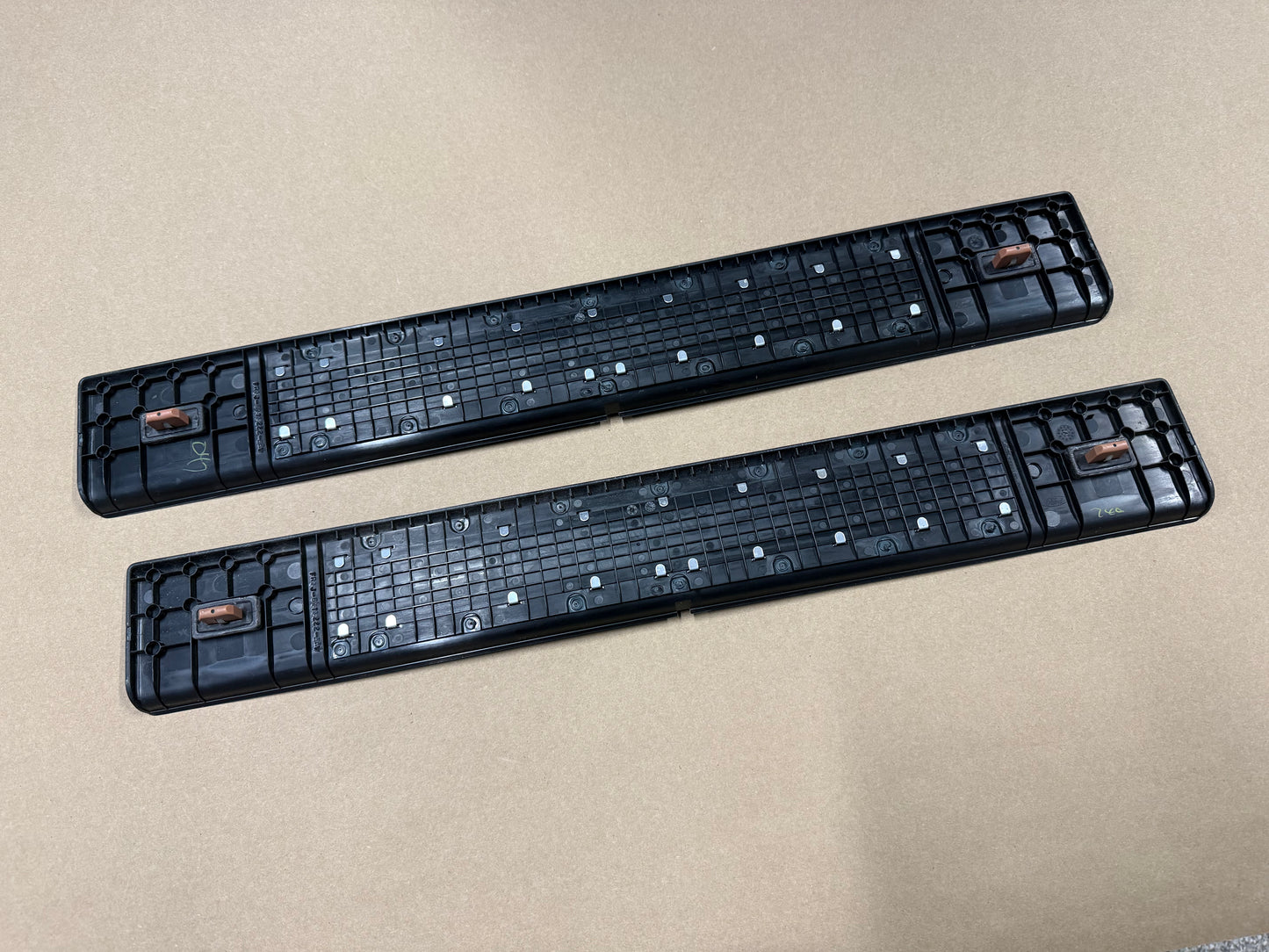 2015 Ford Mustang GT Anniversary Scuff Plates Interior Trim Black