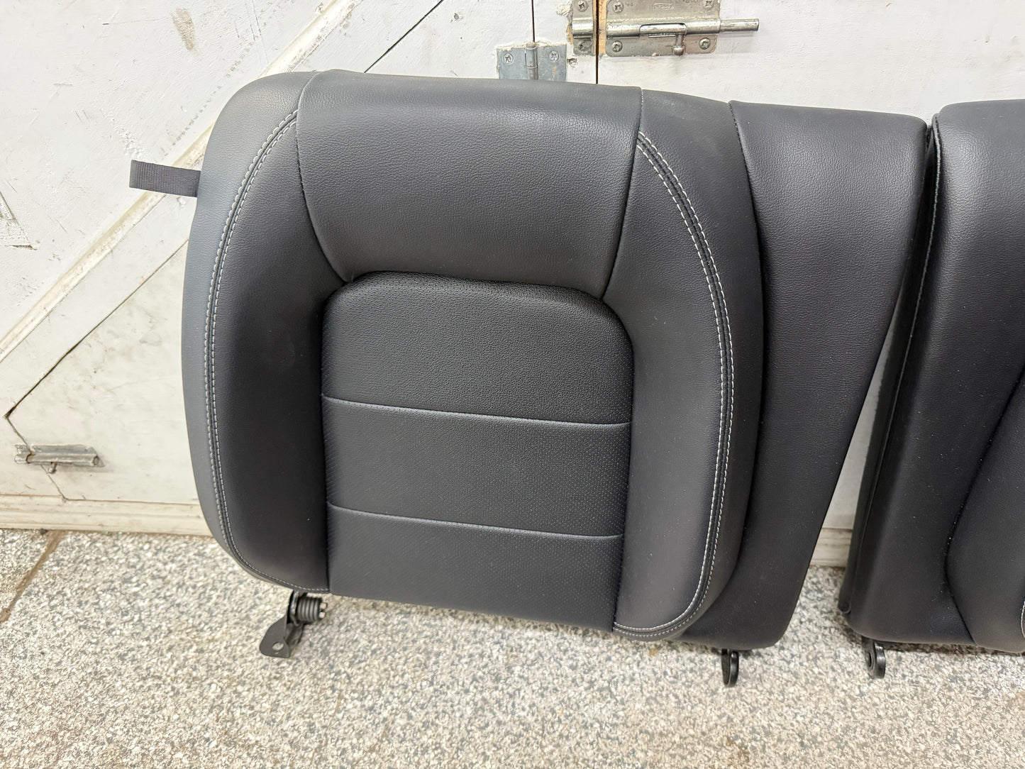 2015-2017 Ford Mustang GT Premium Leather Front Rear Seats Black Heated/Cooled