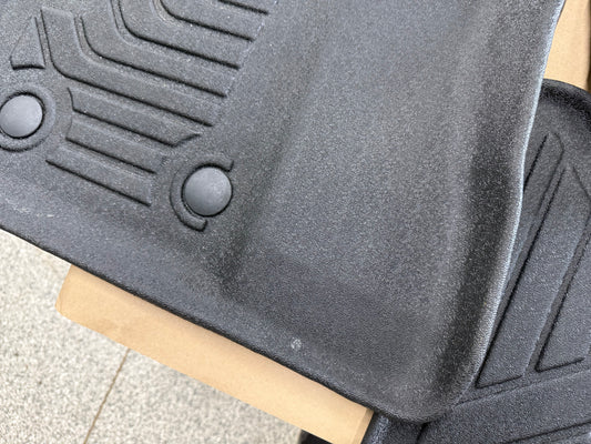 2024-2026 Ford Mustang Rubber Front & Rear Floor Mats - Aftermarket