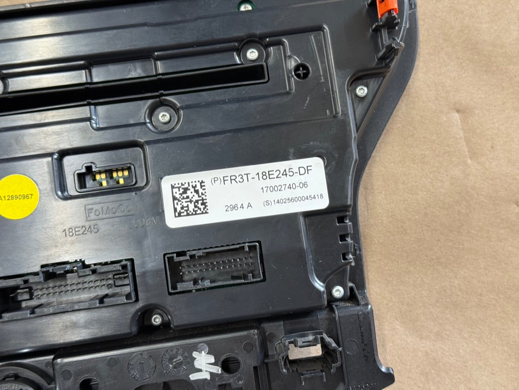2015-2017 Ford Mustang GT Face Plate Premium Radio 8 inch Trim Piece