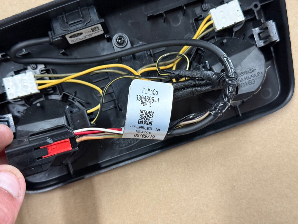 2015-2023 Ford Mustang GT GT500 Eco Dome Light Coupe Black Interior