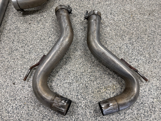 2018-2023 Ford Mustang GT 5.0L MBRP 3" Cat Back 4" Tips, Race Version (Damaged)