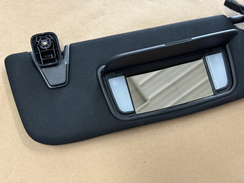 2015-2023 Ford Mustang Coupe Sun Visors Pair "Home Link"