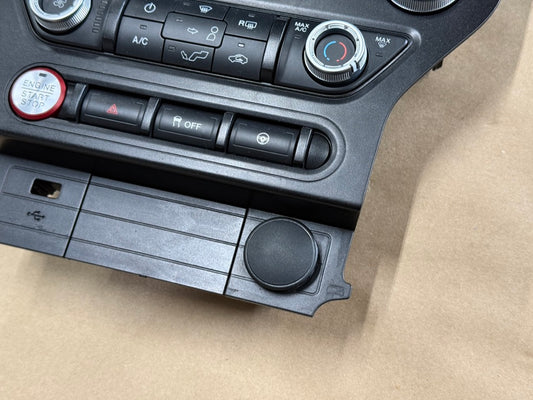 2018-2023 Ford Mustang GT Face Plate Radio Trim Piece