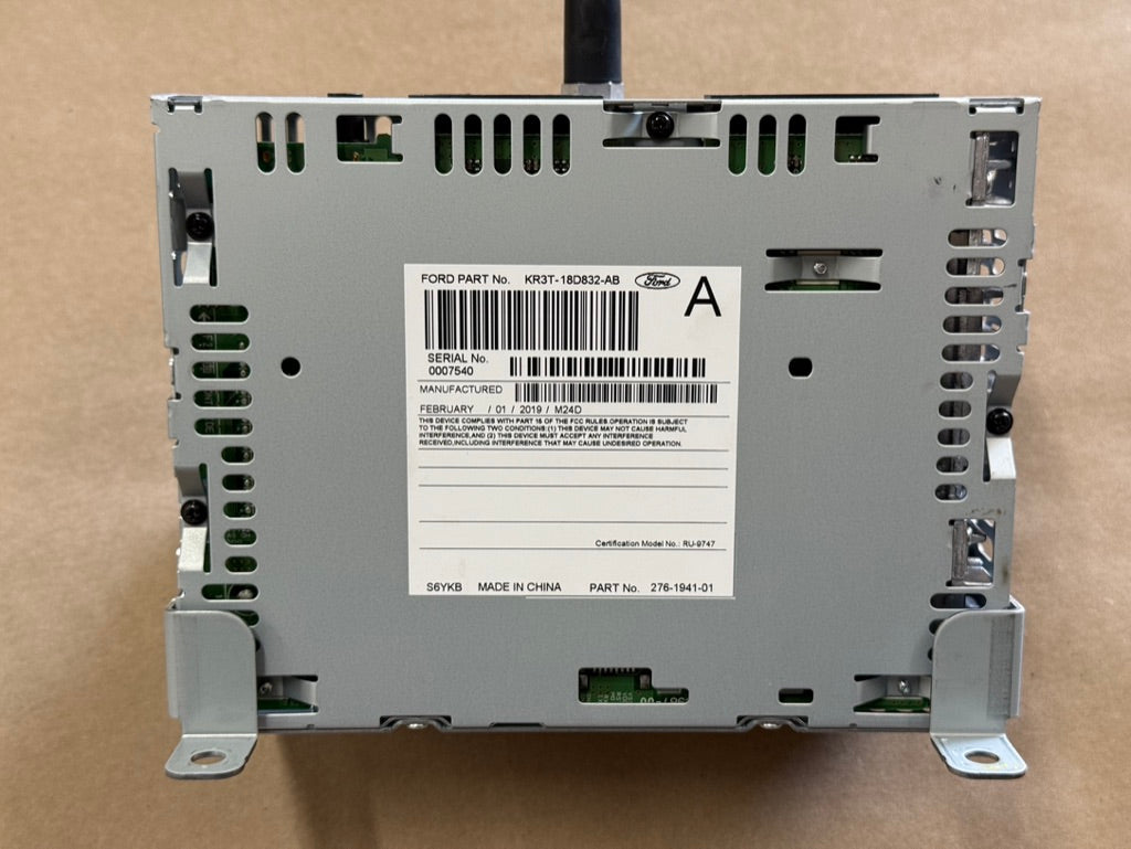 2018-2023 Ford Mustang Radio Head Unit NON Touch Screen 4" Display