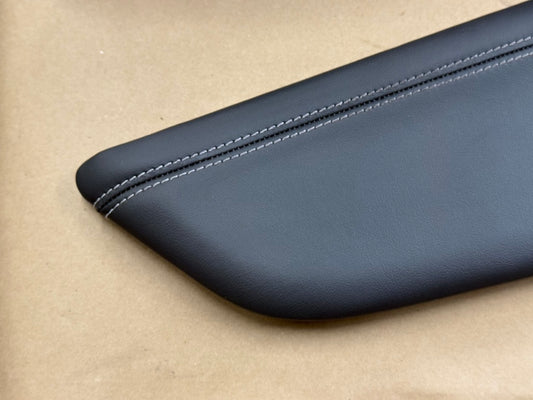 2024-2026 Ford Mustang Center Console Top Leather Wrapped Plastic Knee Pads