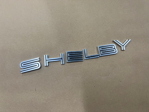 2007-2014 Ford Mustang Shelby GT500 Decklid Shelby Trunk Letters Emblems
