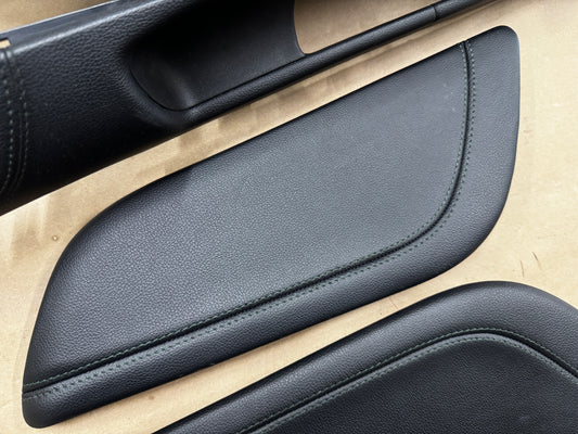 2018-2023 Mustang Bullitt Center Console Top Interior Trim Pieces Leather Green
