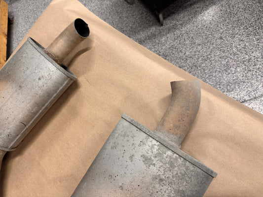 2012-2015 Chevrolet Camaro OEM Quad Tip Mufflers RH LH Pair Used
