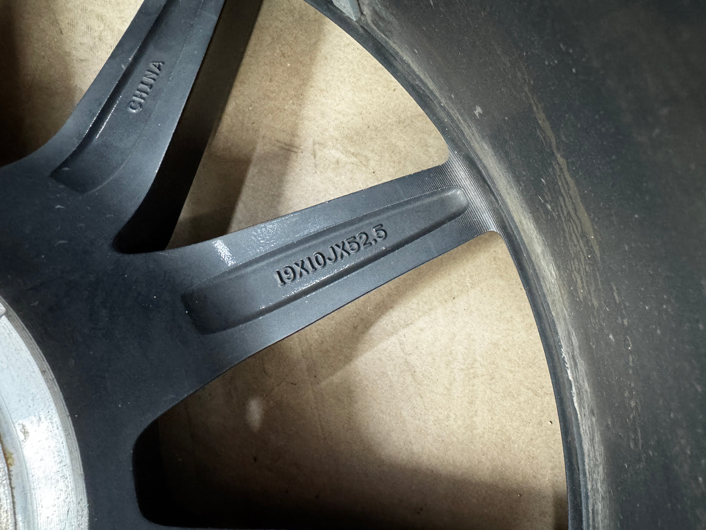 2024-2026 Mustang Dark Horse Charcoal Wheel Rim 19x10" - OEM PR3C-1007-VA