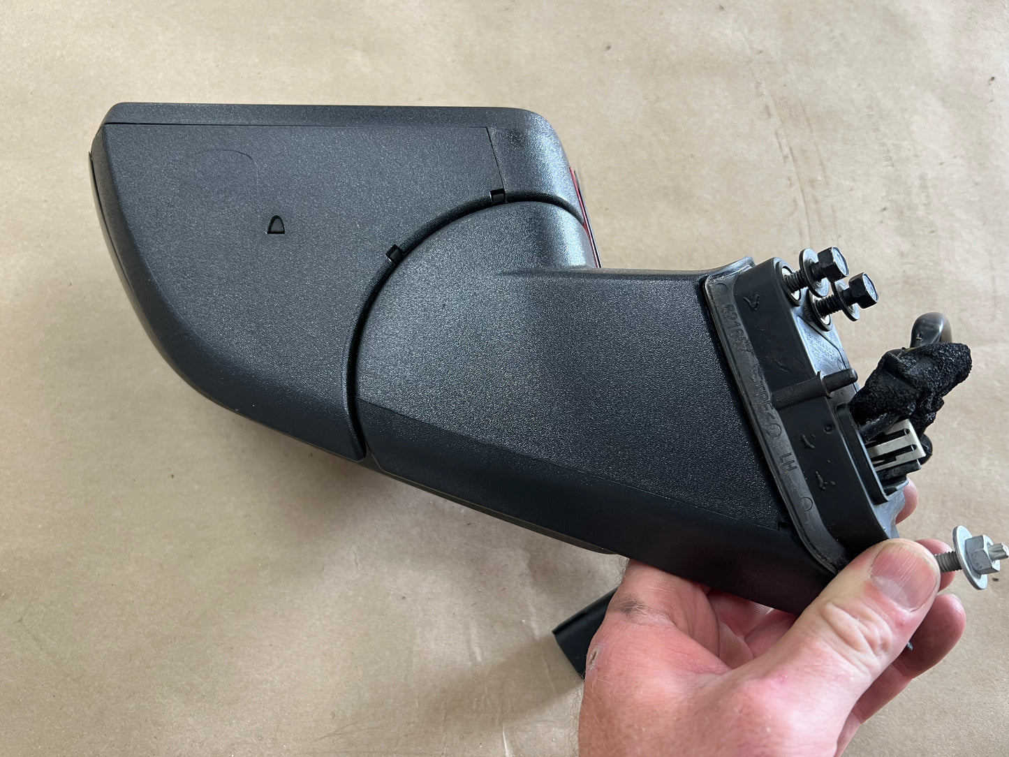 2015-2022 Ford Mustang GT LH Driver Side Mirror Carbon Fiber D4