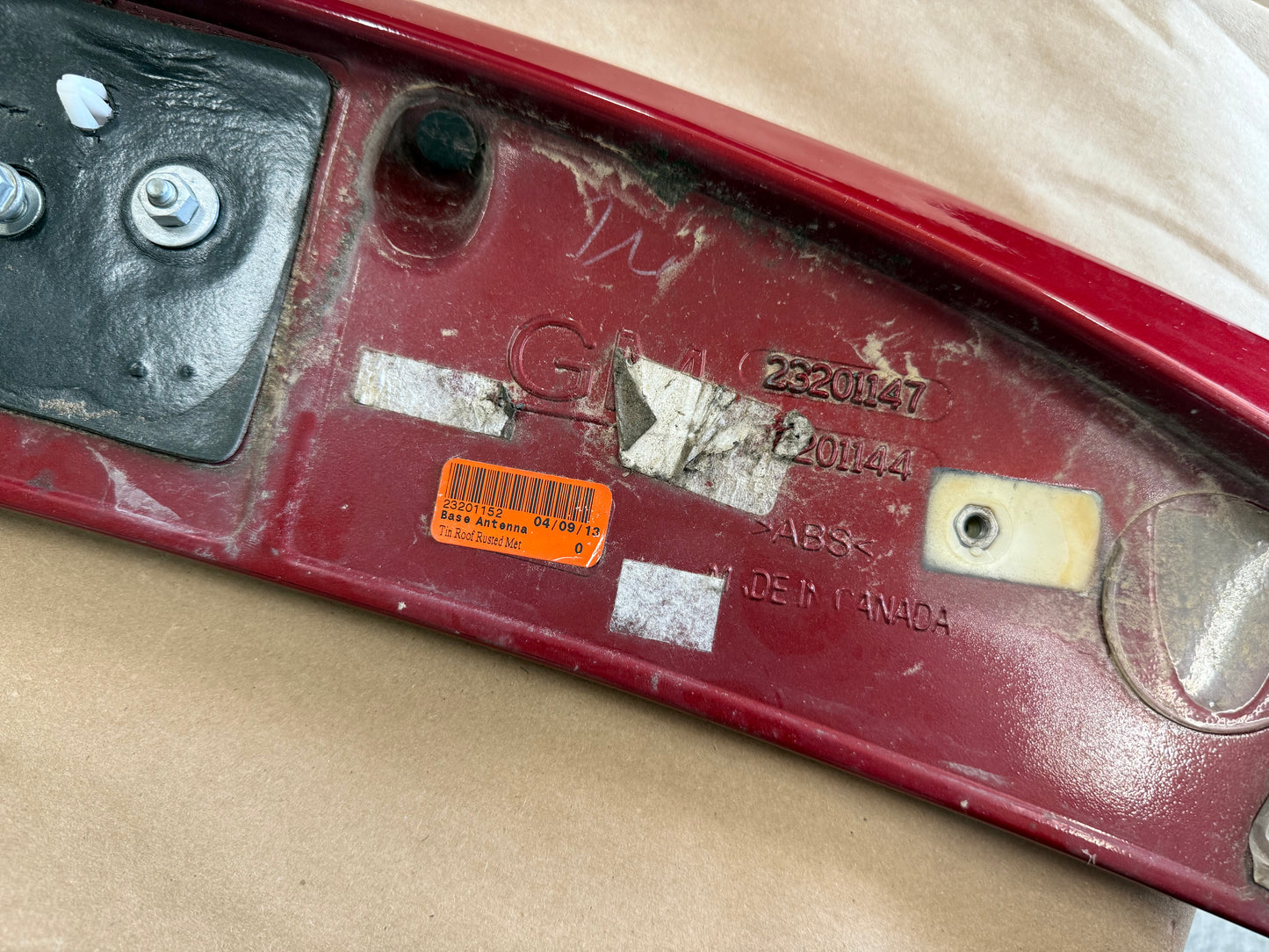 2014-2015 Chevrolet Camaro SS Rear Decklid Spoiler "Tin Roof Rusted"