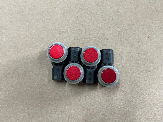 2015-2022 Ford Mustang GT Parking Assist Sensors (4) D4 Rapid Red