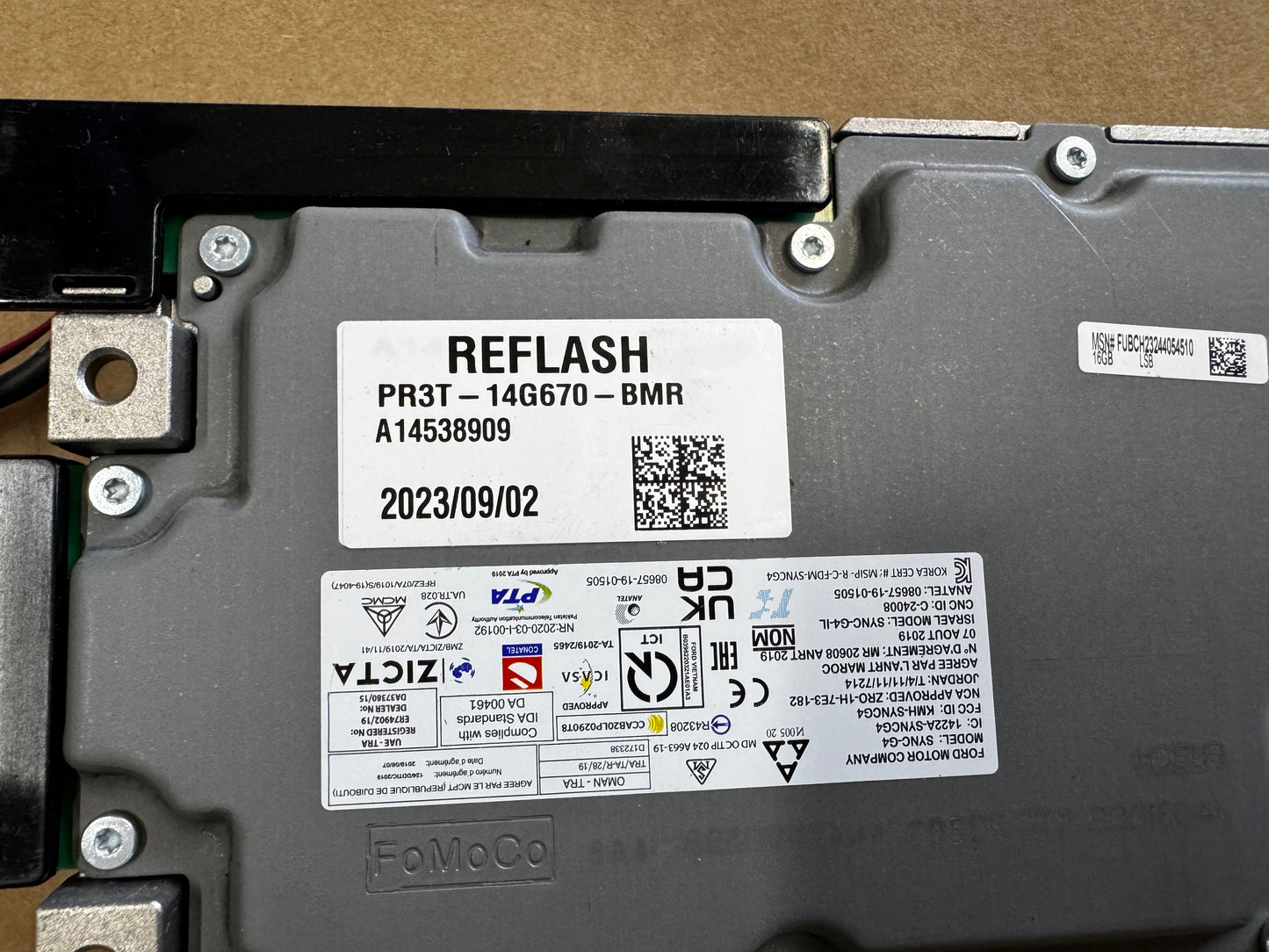 2025 Ford Mustang S650 Sync APIM Module "PR3T-14G670-BMR" - OEM