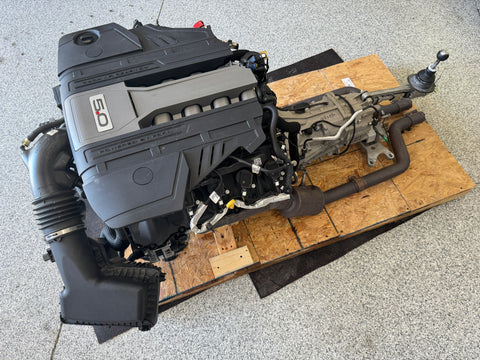 2019 Mustang 5.0 Coyote Gen 3 Engine Drivetrain MT82 Transmission Manual 30k mi