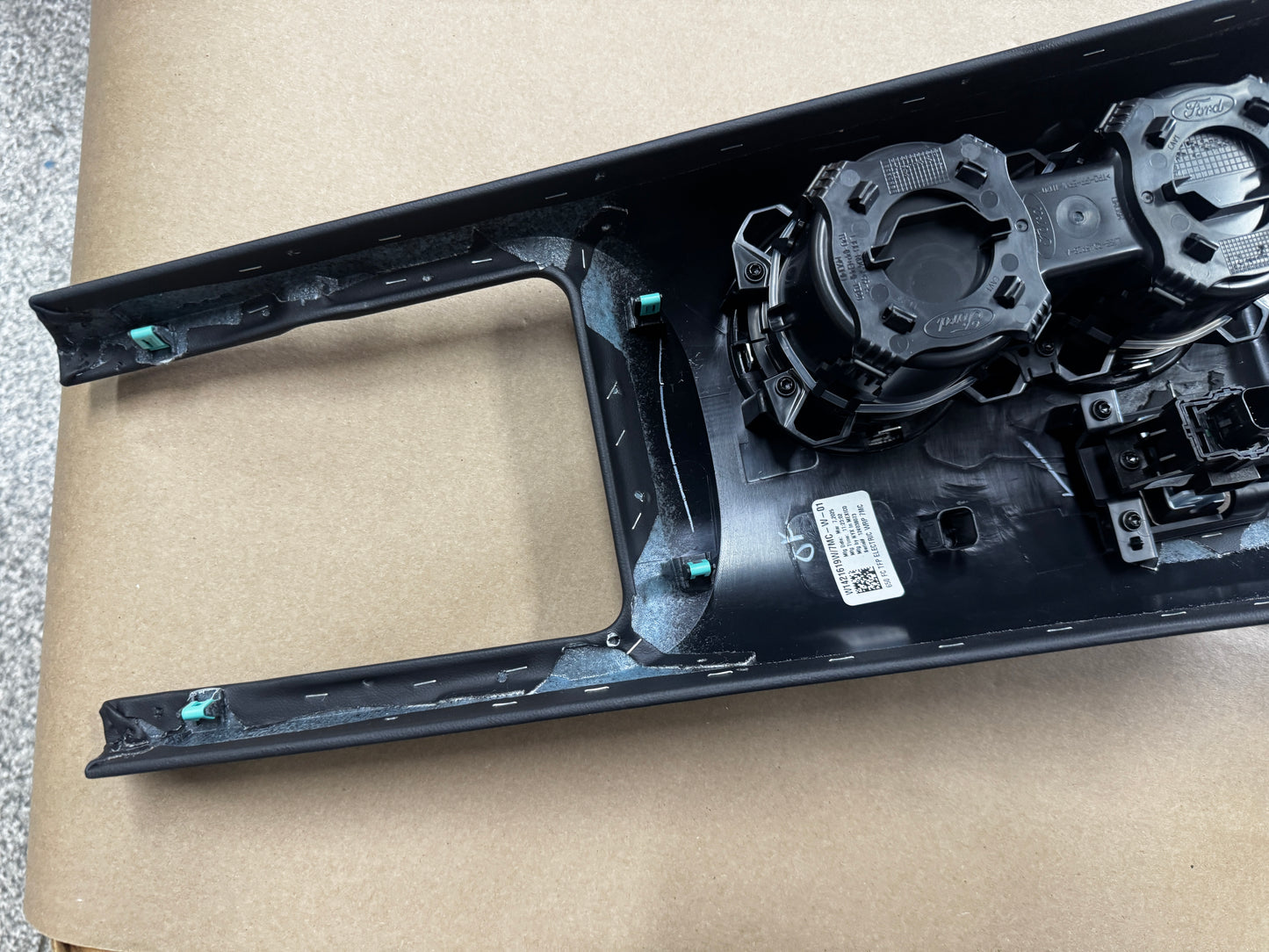 2024-2025 Ford Mustang Center Console Top Leather Wrapped OEM
