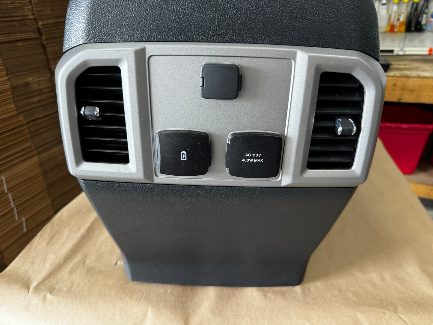 2017-2022 Ford F-350 F-250 Super Duty Center Console Black