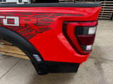 2023-2025 Ford F-150 Raptor R Bed Box OEM Orange Tail Lights Tail Gate OEM F150