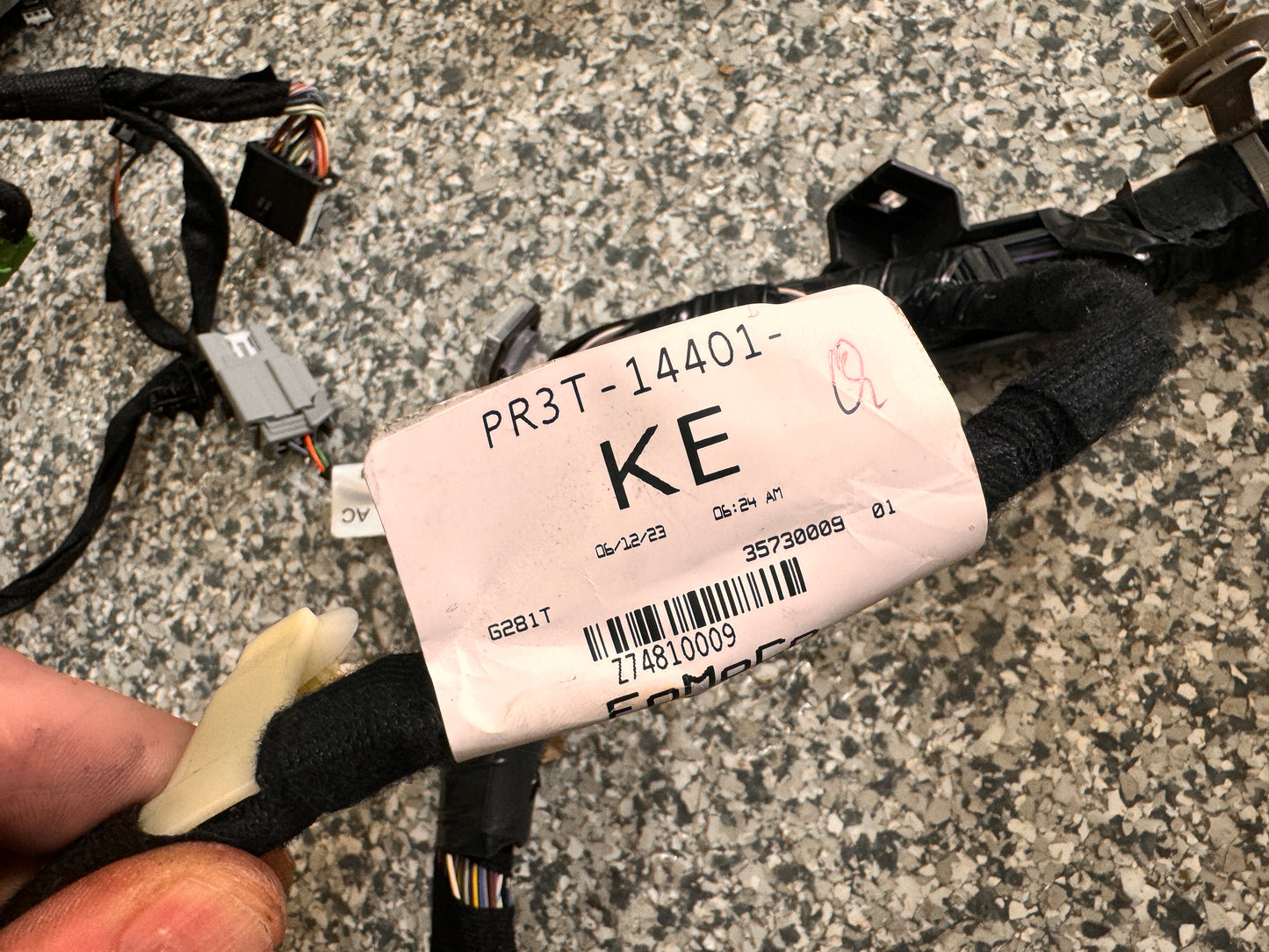 2024 Ford Mustang GT 5.0 Dash Wiring Harness PR3T-14401-KE - OEM