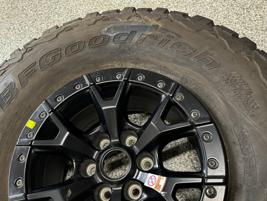 2023-2025 F-150 Raptor R Bead Lock Wheel Rim 17x8.5" BFGoodrich 37x12.50x17