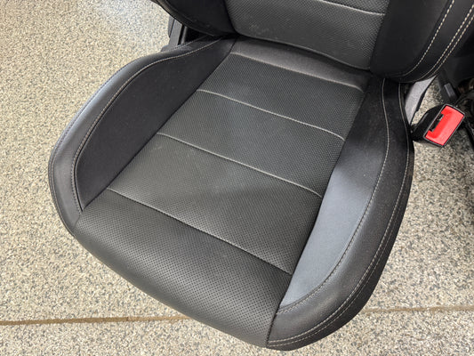2018-2023 Ford Mustang GT Black Leather Coupe Front Power Seats Heat/Cooled