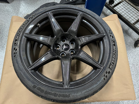 2020-2022 Mustang Shelby GT500 CFTP Carbon Fiber 20x11.5 Rear Wheel Michelin 699