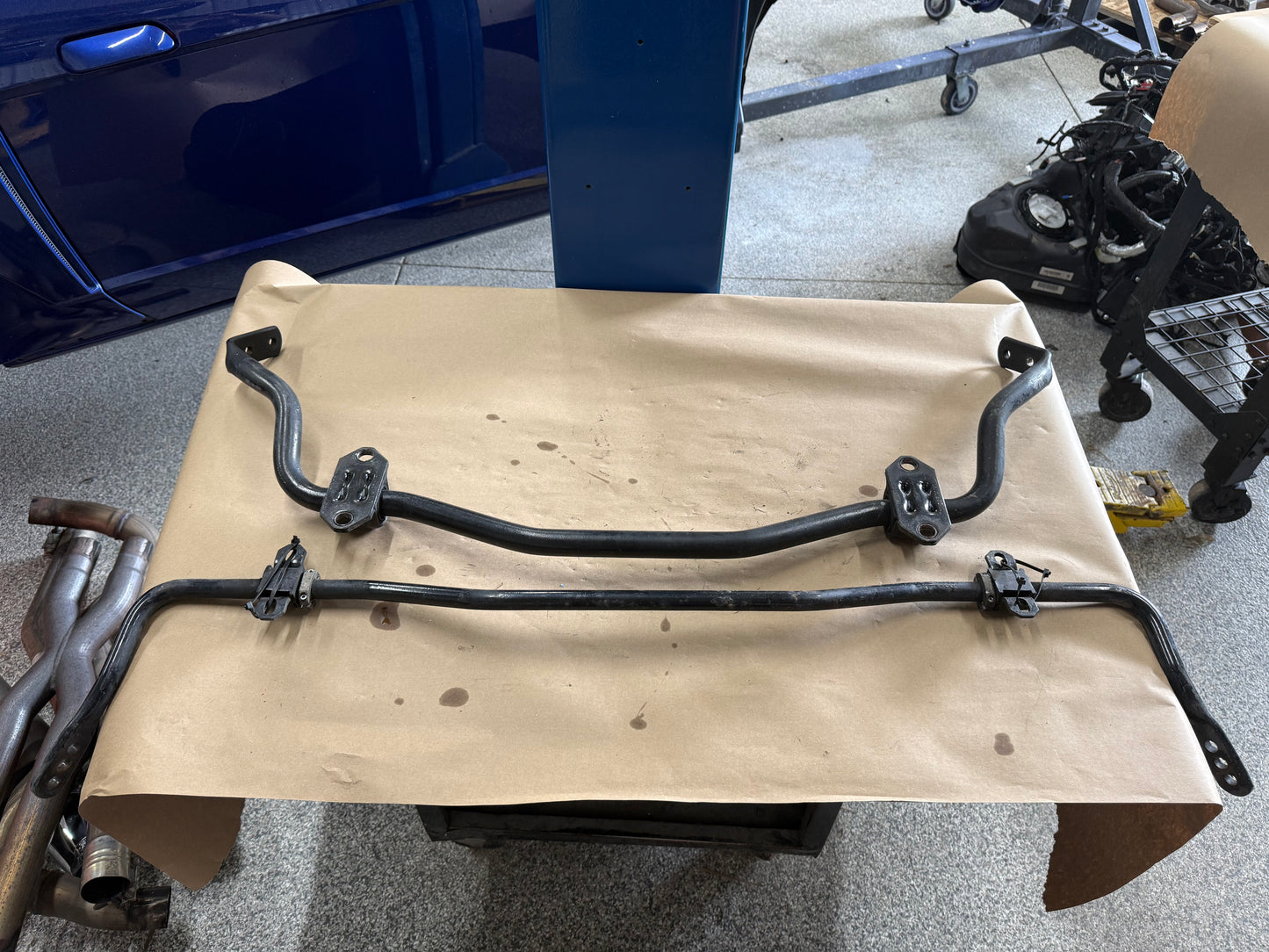 2015-2023 Ford Mustang GT Aftermarket Rear Sway Bar Drilled Stock Front "USED"