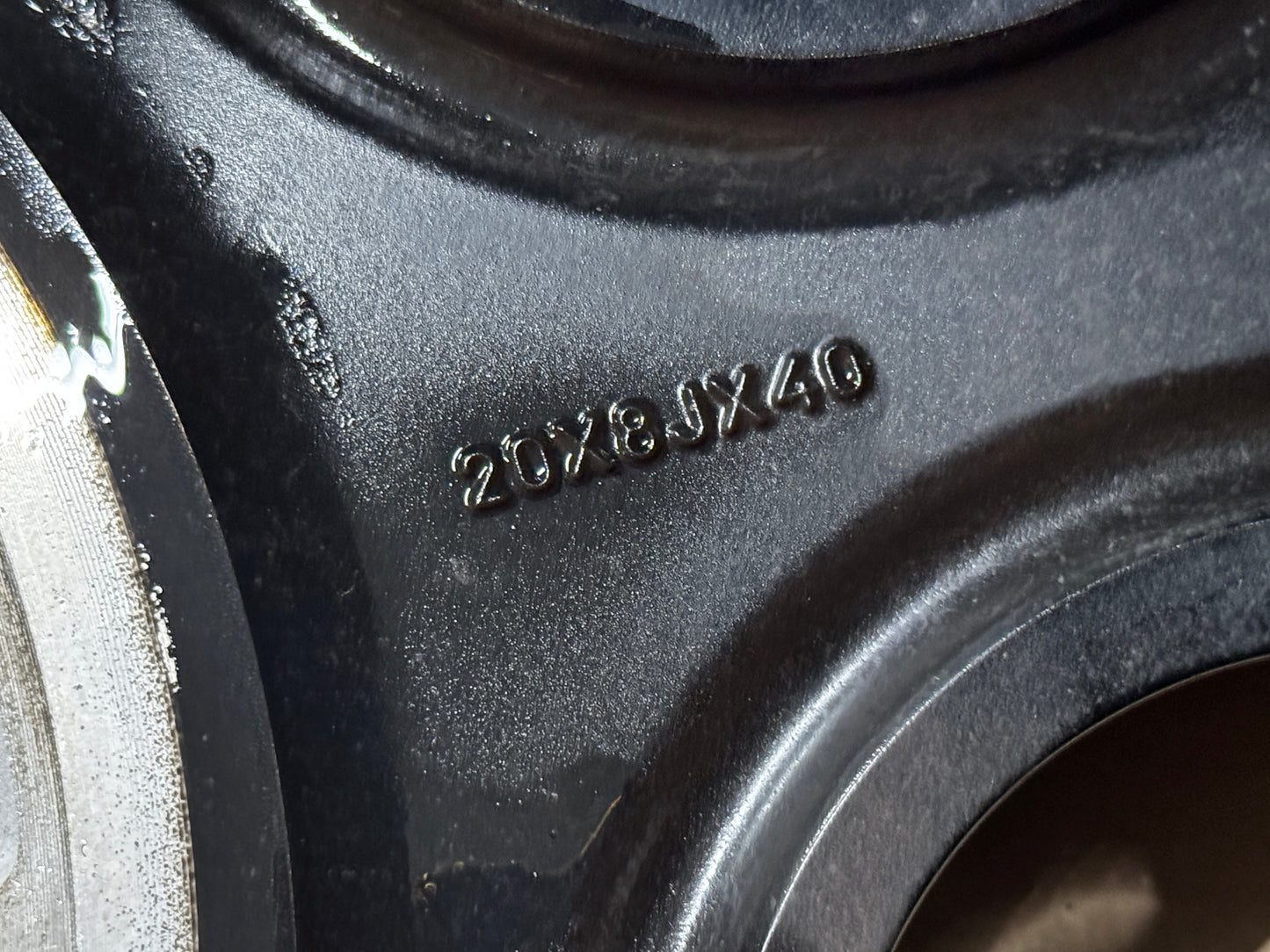2023-2025 F-250 F-350 Black Wheel Rim 20x8 inch OEM